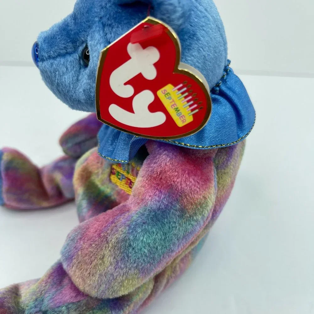 Ty Beanie Baby - SEPTEMBER the Birthday Bear with TAGS 2001